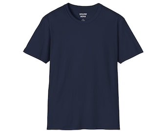 Navy Softstyle T-Shirt: Unisex Cozy Casual Wear