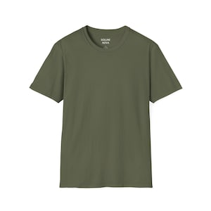 Unisex Military Green Softstyle T-Shirt: Cozy Casual Wear