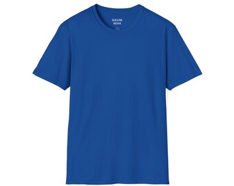 Royal Blue Softstyle Cotton T-Shirt: Unisex, codzienny krój