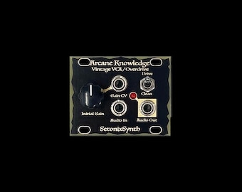 SetonixSynth Arcane Knowledge Vintage VCA/Overdrive 1U 10HP Eurorack Synth Module