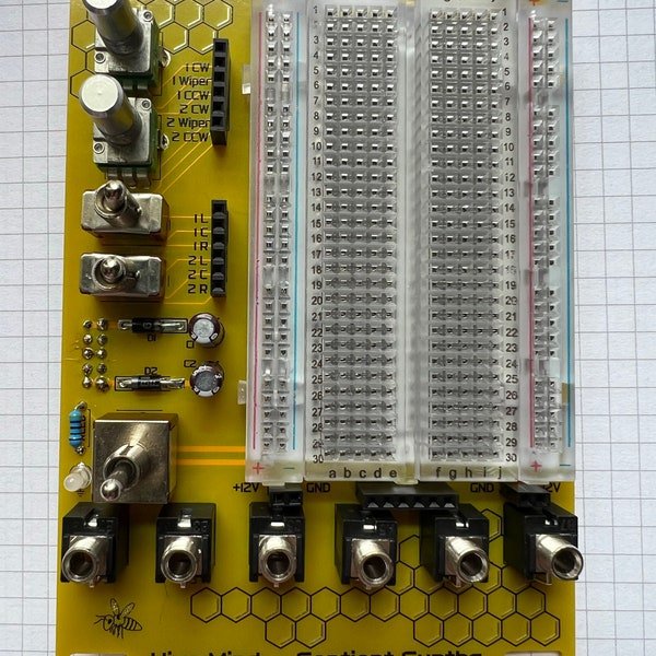 Pixie Dance Floor DIY Kit 18 hp Eurorack Synthesizer Experimentation Environment Module - Hive Mind x Sentient Synthesis