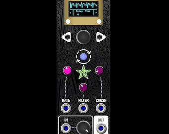 Etch Eurorack Module 8hp Bitcrush, Delay, Quantizer Modular for the Masses M4TM