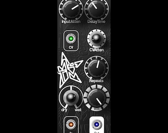 DumpsterDelay Eurorack Delay Module with Junk 8HP Modular for the Masses M4TM