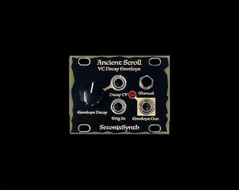 SetonixSynth Ancient Scroll VC Decay Envelope 1U Eurorack Synth Module