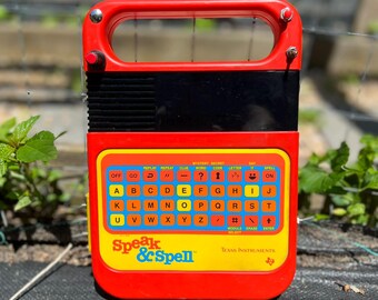 Spell Electronic Toys From The 80s Learning Games Speak Spell