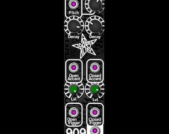 909 Hat Eurorack Module TR-909 Hi-Hat 6HP Modular for the Masses M4TM