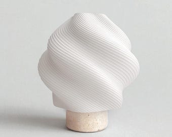 Flume Travertin Moderne Stein Lampe