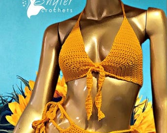 Top bikini all'uncinetto (modello scaricabile in formato PDF)