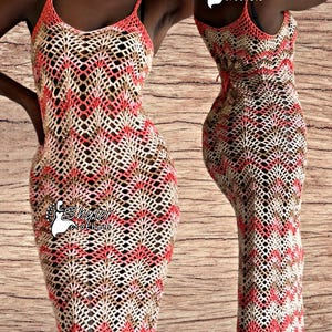 Crochet Chevron Dress Pattern - Etsy