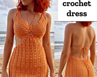 Shelly butterfly crochet dress PDF (Digital Download)