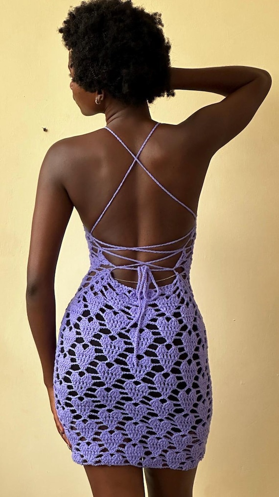 crochet heart dress Love hearts dress  : r/crochet