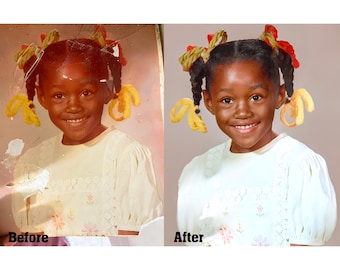 Expert Photo Restoration Photoshop Service, Digitale Fotoreparatur, Aufwerten & Kolorieren - Verbessern der Fotoqualität, digitaler Download