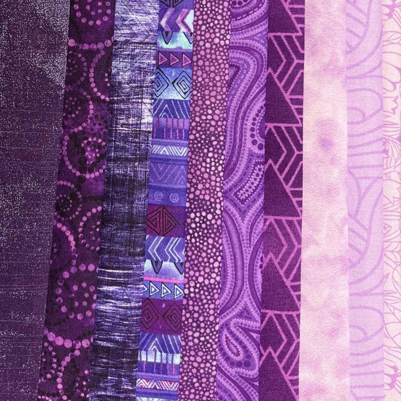Color Stories: Lavender - 10pc Fat Eighth 990167 - Etsy