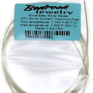 Plumb  Jewelry Silver Solder Wire 22 Gauge, 5 feet, Priced Individually