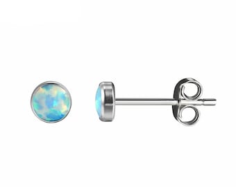 Tpocean Stud Earrings Set Hypoallergenic Surgical Crystal Rhinestone Opal Earings for Women Men Tpocean Stud Earrings Set Hypoallergenic Surgical Crystal Rhinestone Opal Earings for Women Men