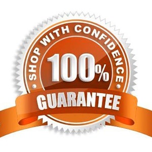 Puede incluir: Sello naranja y blanco con el texto "Compre con confianza 100% Garant&iacute;a" y una cinta.