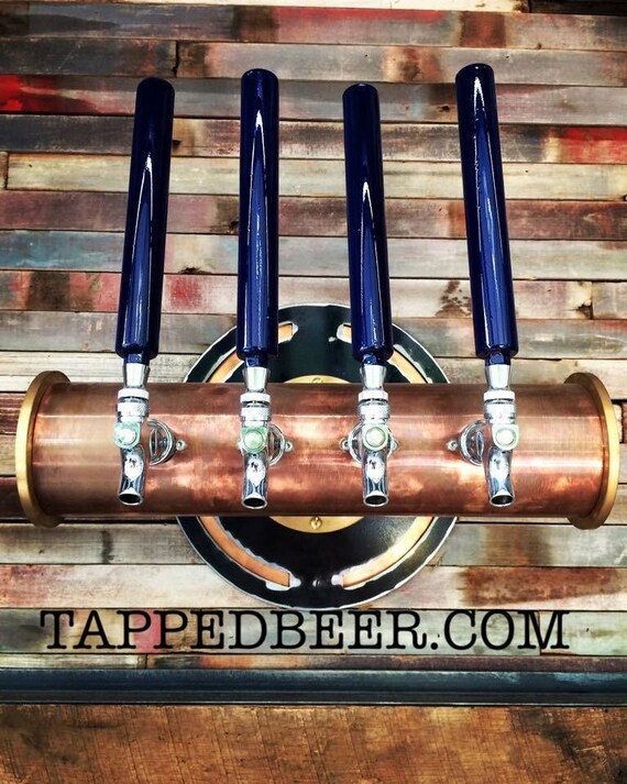 Custom Beer Tap Handle. Black Powder Coated Steel Tapped Beer Etsy