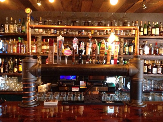**CUSTOM BUILT Industrial Style Beer Tower or Bridge Steampunk style**