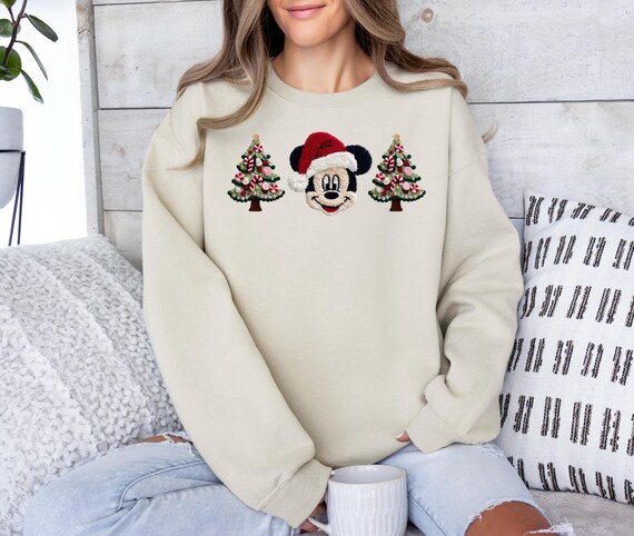 Mickey Mouse Christmas Sweatshirt: Unisex Holiday Hoodie