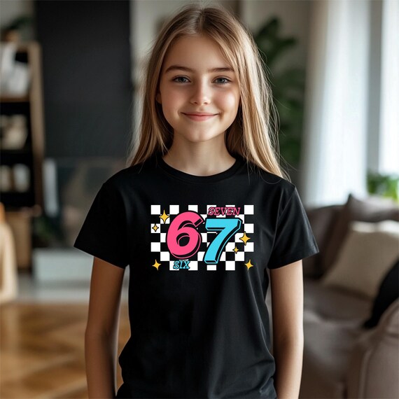 Six Seven Youth Shirt, Funny Number Tee