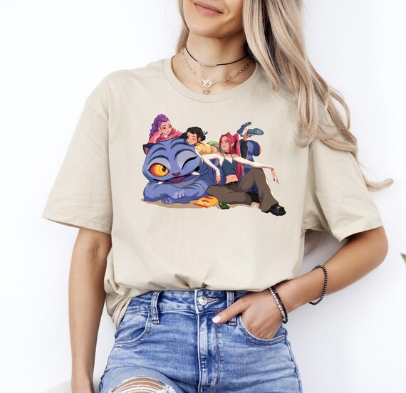 Huntrix Demon Hunter Tiger Shirt, Saja Girls Shirt, Hunters Tiger Fan Shirt, Kpop Demon Hunters Tiger Shirt, Huntrix Shirt, Derpy Tiger Tee