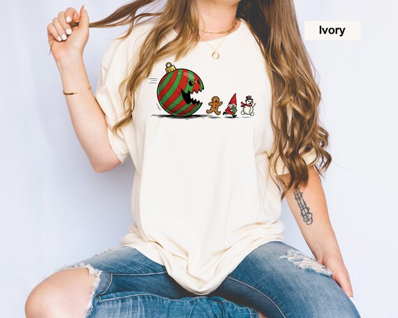 Christmas T-Shirt, Ornament Monster Tee, Comfort Colors T-Shirt