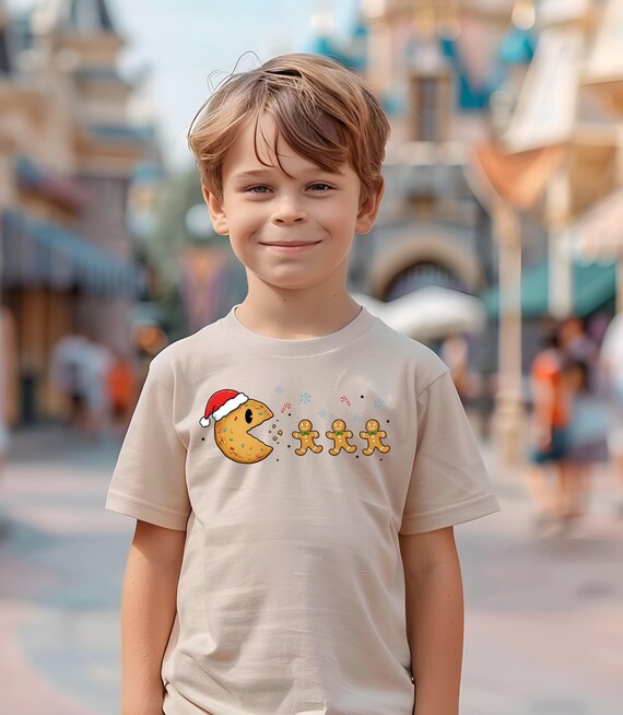Christmas Ginger Cookie Youth Shirt, Xmas Kids T-Shirt
