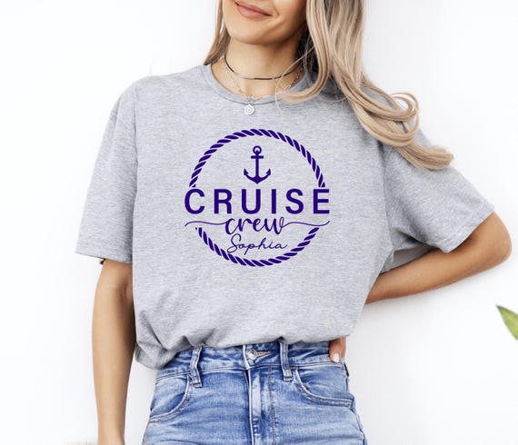 Custom Cruise Crew T-Shirt, Family Vacation Tee