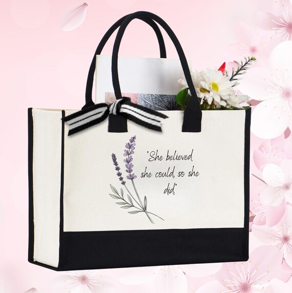 Inspiring Tote Bag with Design, Inspiring Tote Bag for Women