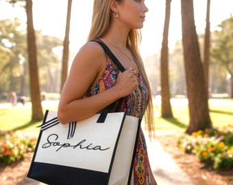 Personalized Family Vacation Tote Bag, Custom Theme Park Trip 2026