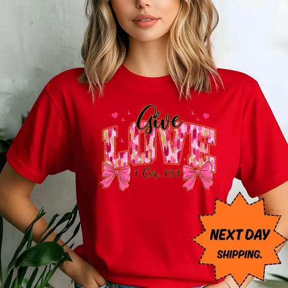 Bible Verse Love Printable, 1 Corinthians 13 Valentine Gift, Faith Based Love Art