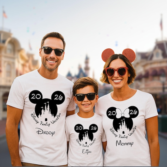 Same Day Ship DTF, Personalized Gift DTF, Disney Vacation Souvenir