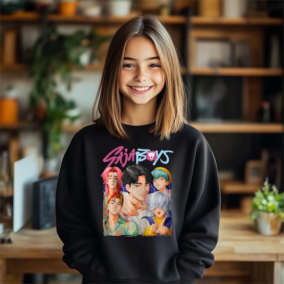 Kpop Demon Hunters Shirt, Saja Boys Boy Band Sweatshirt, Kpop Saja Boys Kids Hoodie, Saja Boys Fan Shirt, Huntrix Youth Sweatshirt