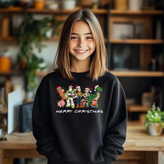 Toy Story Christmas Sweatshirt, Christmas Gift, Disney Toy Story Shirt, Christmas Hoodie, Christmas Youth Sweatshirt, Xmas Kids Sweatshirt