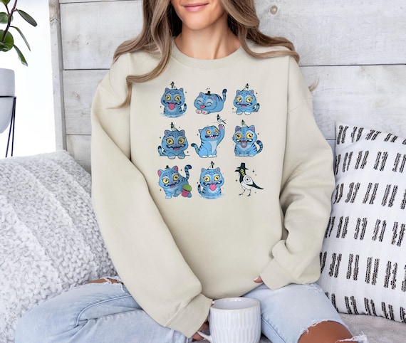 Derpy Tiger Graphic Sweatshirt, Kpop Fan Shirt