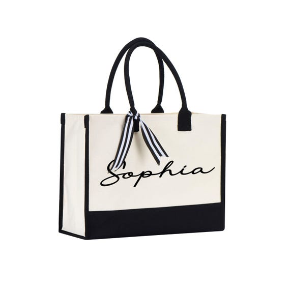 Personalized Name Tote Bag - Bridesmaid Thank You