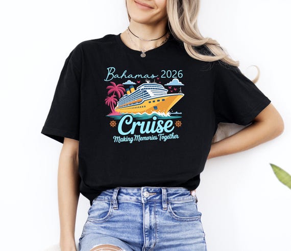 Custom Family Cruise 2026 T-Shirt, Vacation Tee