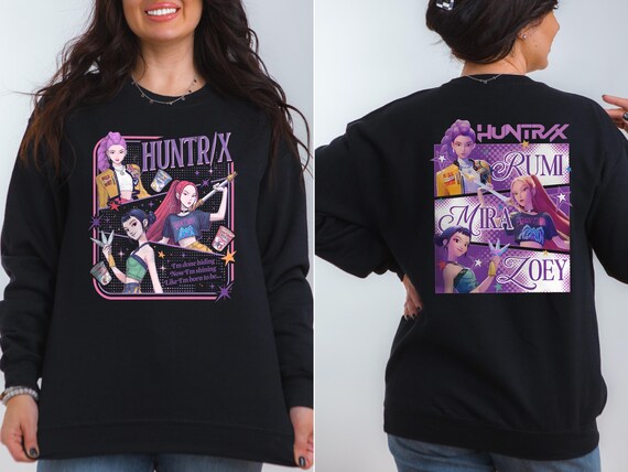 Huntrix Kpop Sweatshirt, Demon Hunters Shirt, Huntrix Sweatshirt, Kpop Movie Shirt, Huntrix Girls Hoodie, Saja Girls Fan Shirt,Huntrix Shirt