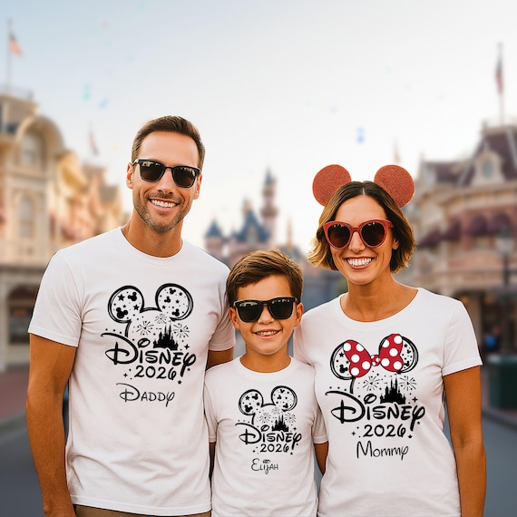 Disney Family DTF Transfer, Custom DTF Transfers