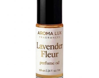 Lavender Fleur Perfume Oil Roll On|Lavender,Mandarin Orange, Jasmine, Vanilla