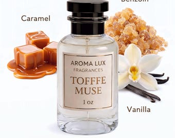 Toffee Muse Perfume Spray - Creamy Caramel, Benzoin & Musk Scent