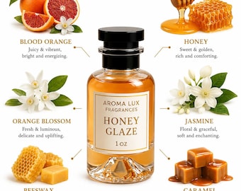 Honey Glaze Perfume Spray | Sweet Honey Caramel Gourmand Scent | Warm Feminine Fragrance