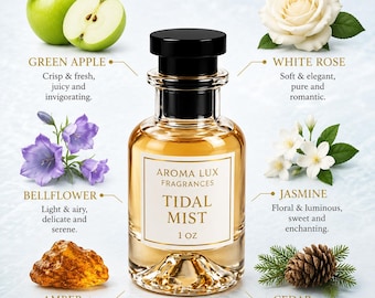 Perfume en aerosol Tidal Mist: aroma marino fresco y floral ozónico