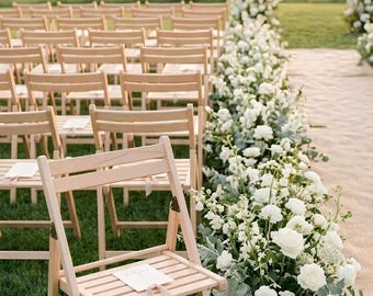 Outdoor Party Chair, Patio Chair, Wedding Chair, Garden Furniture, Wooden Folding Chair, Rustic Event Seating, Rustic Dining Seat