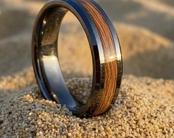 Kundenspezifisches Gedenkhaar- oder Pelzring, Andenken-Intarsienschmuck, Haustier oder menschliche Erinnerungsband, Beileidsgeschenk, handgemachter Ring