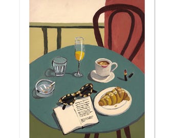 Acrylic painting print | Un Petit Déjeuner