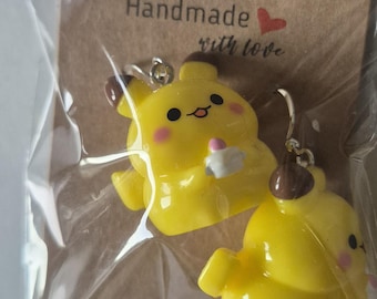 Pikachu With A cake on 925 hooks