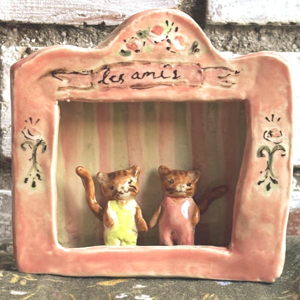 Les Amis kitty diorama