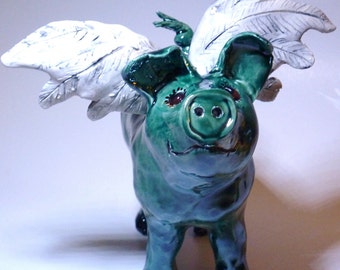 When Green Pigs Fly Custom Order made in USA ( Pick your color:) Takes less than 3 weeks