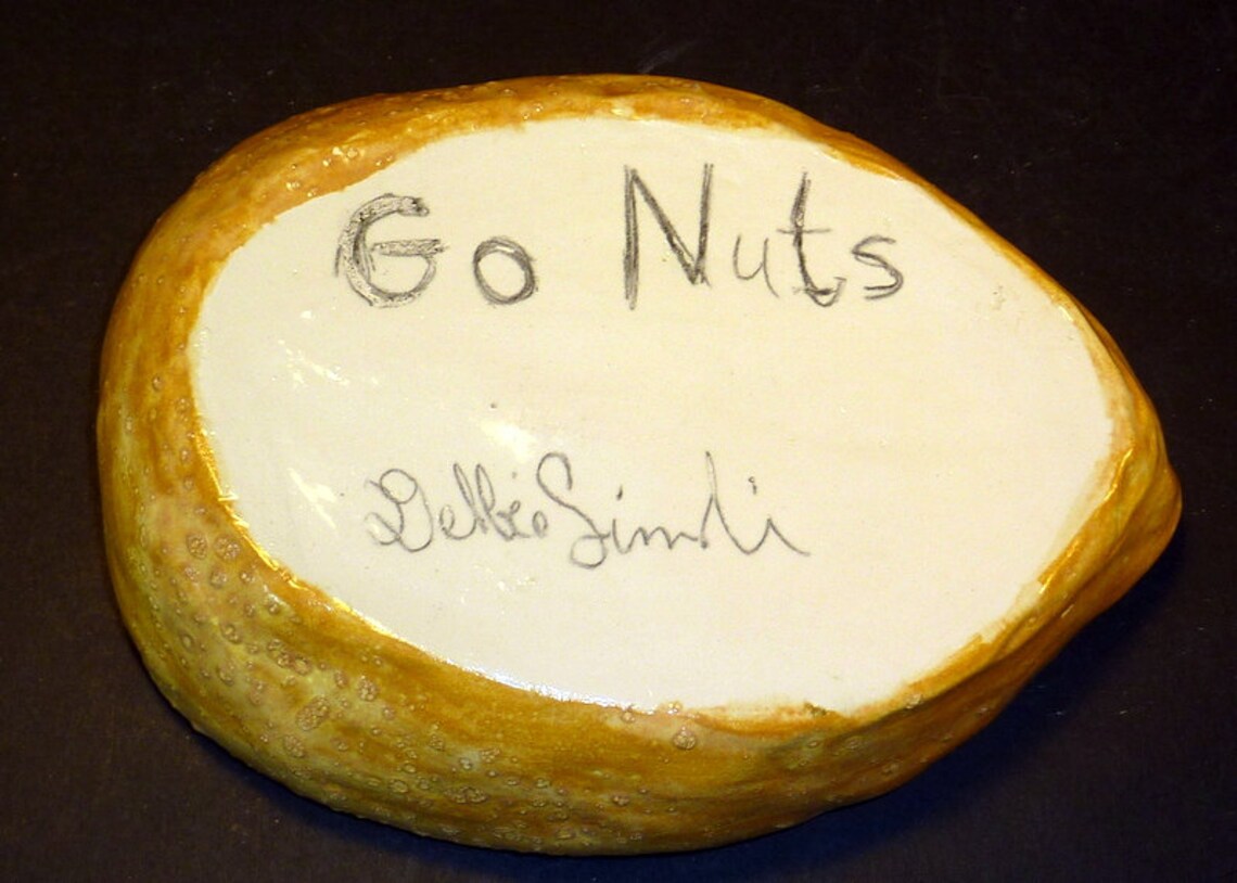 Pistachio Nut Dish Filled With Yummy Nuts Handmade in U.S. One Etsy